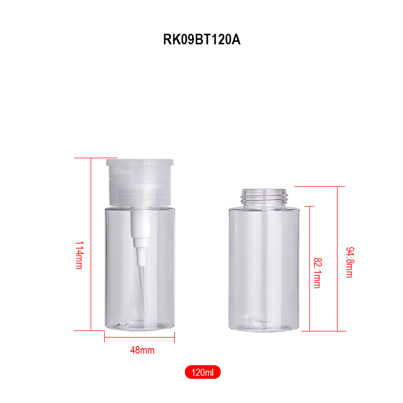 120ml makeup remover bottle detail 120ml makeup remover bottle detail