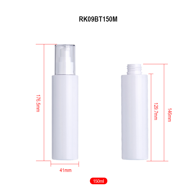 150ml bottle with lotion detail 150ml bottle with lotion detail