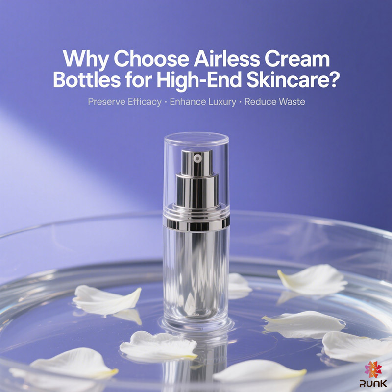 Pourquoi choisir des flacons de crème airless pour des soins de la peau haut de gamme ?