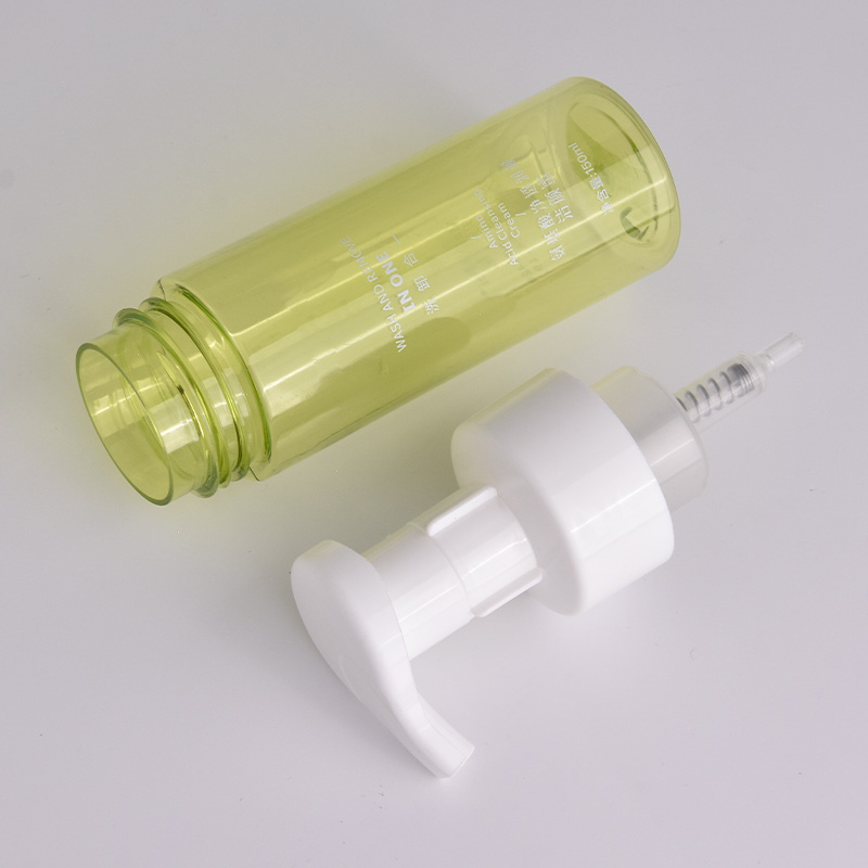 empty body lotion bottle