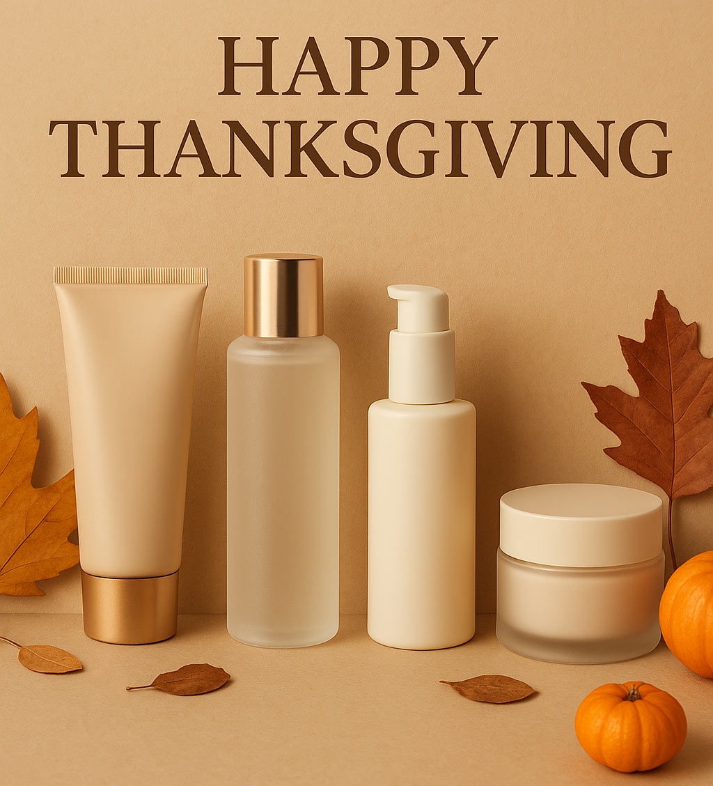 Runk Cosmetic Packaging adresse ses meilleurs vœux de Thanksgiving à ses partenaires internationaux.