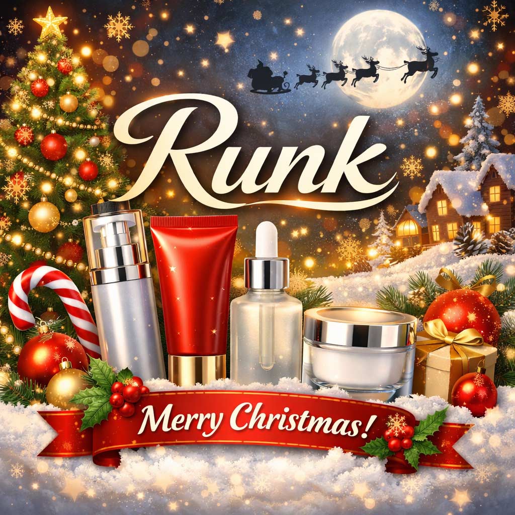 Meilleurs vœux de la part de Runk Cosmetics Packaging - Joyeux Noël